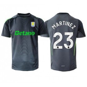 Herren Fußballbekleidung Aston Villa Emiliano Martinez #23 Torwart Heimtrikot 2025-26 Kurzarm